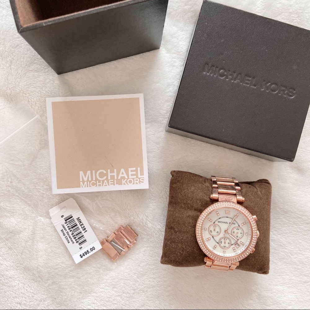 Montre MK rosegold watch